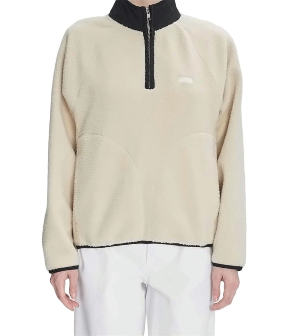 A.P.C. Long-Sleeve Top With Half-Zip Closure