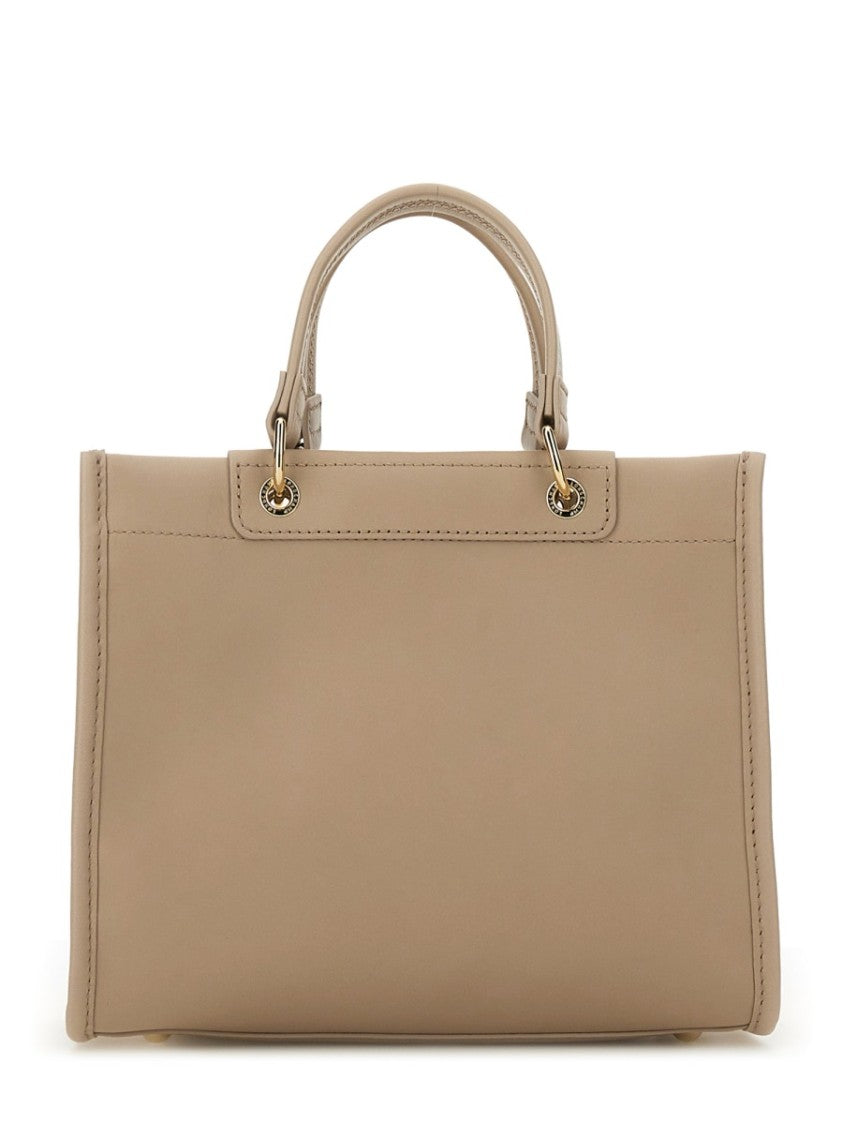 Longchamp Structured Leather Shoulder Bag