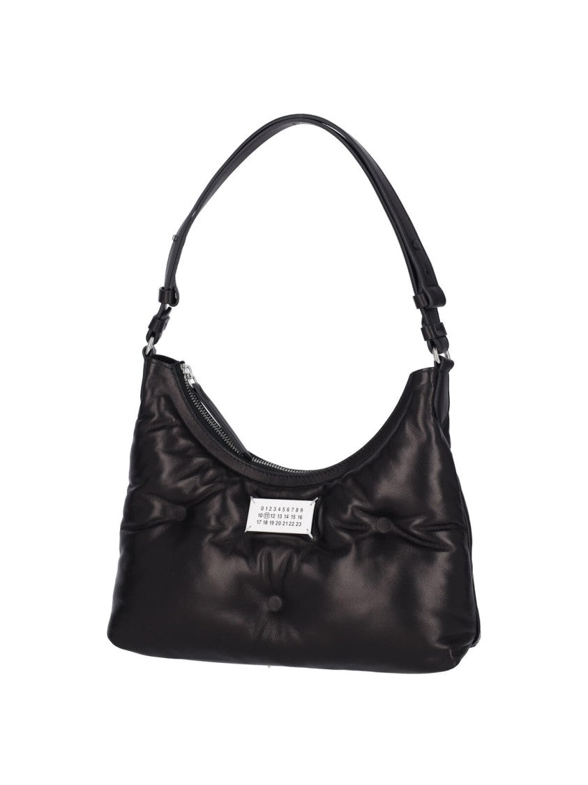 Maison Margiela Quilted Black Lamb Leather Shoulder Bag