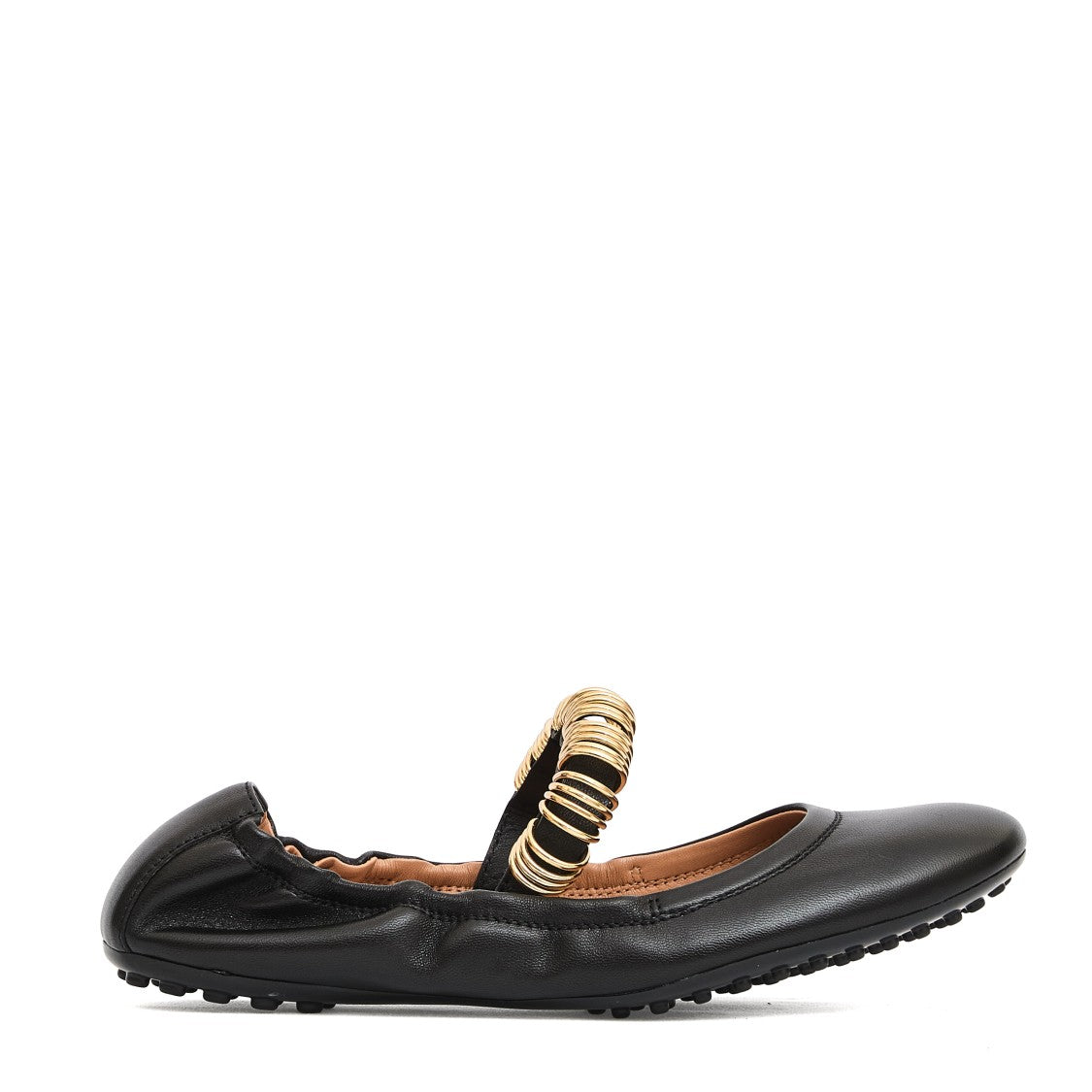 Tod's Black Gommino Leather Ballerinas