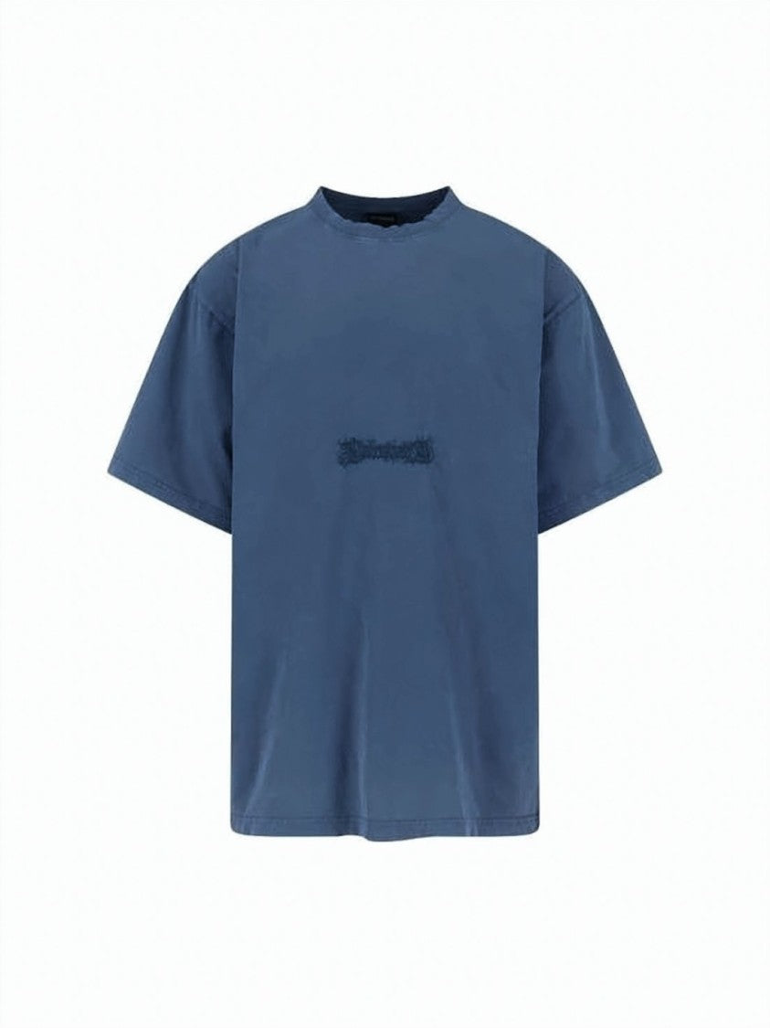Balenciaga Short-Sleeved Relaxed Fit T-Shirt With Embroidered Logo