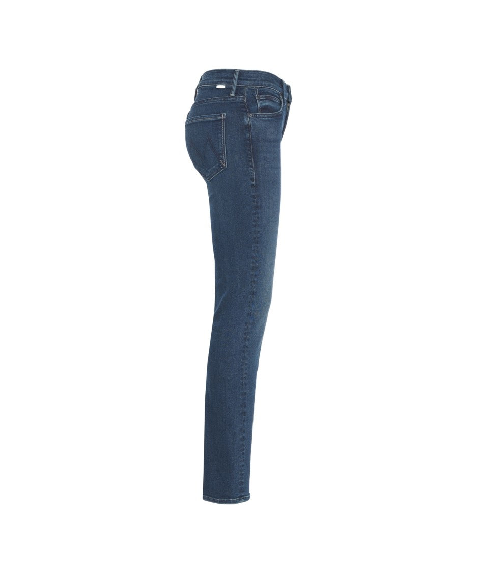 Mother Skinny Jeans With Classic Five-Pocket Design And Mid-Rise Fit