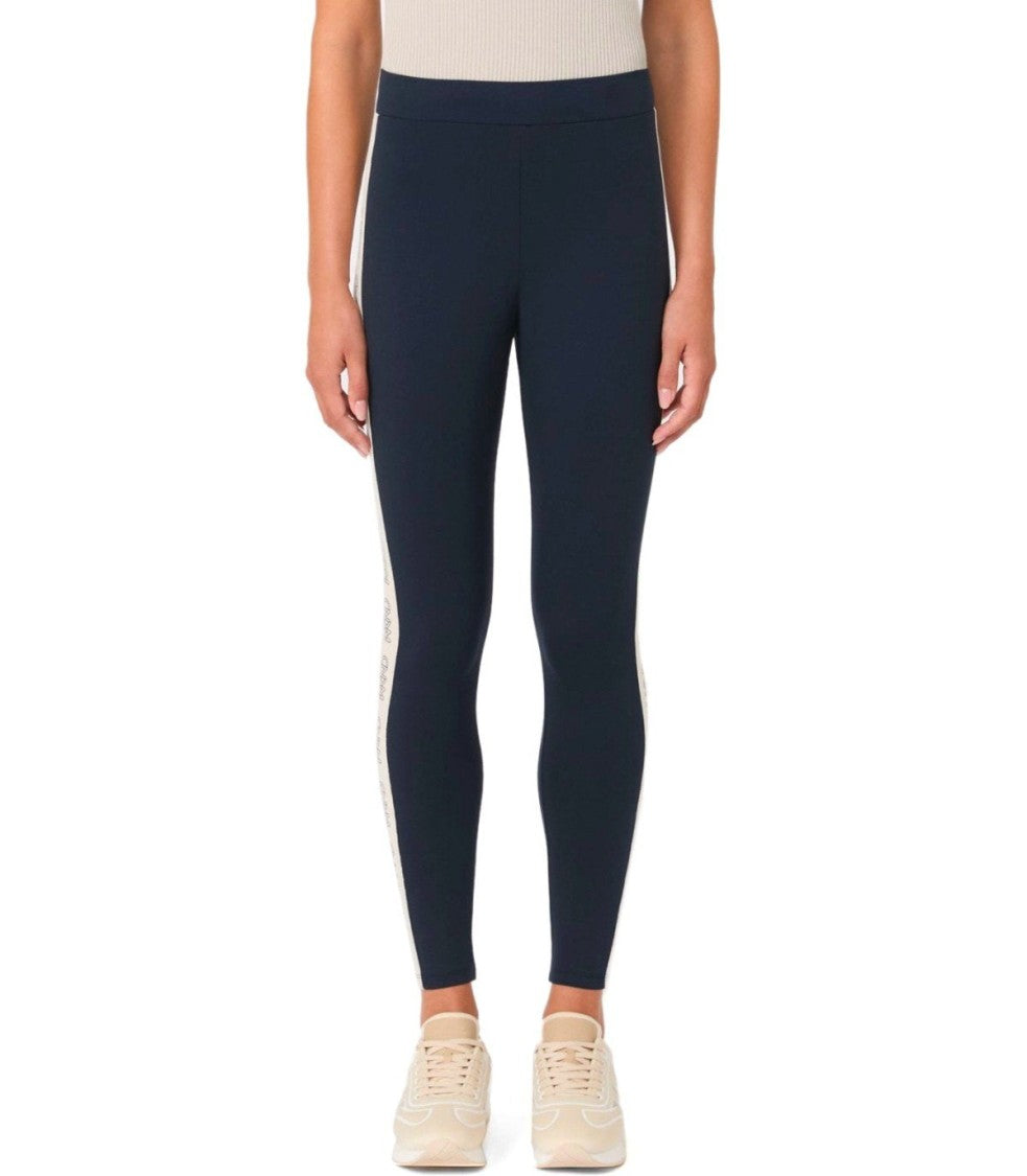 Max Mara Basilio Blue Leggings