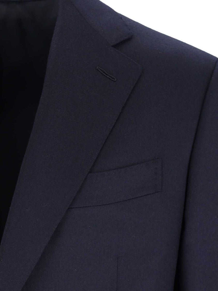 Caruso Tailored Black Suit With Classic Blazer