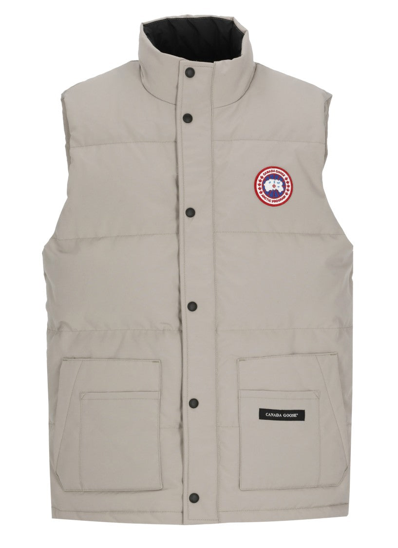 Canada Goose Beige Freestyle Crew Padded Gilet