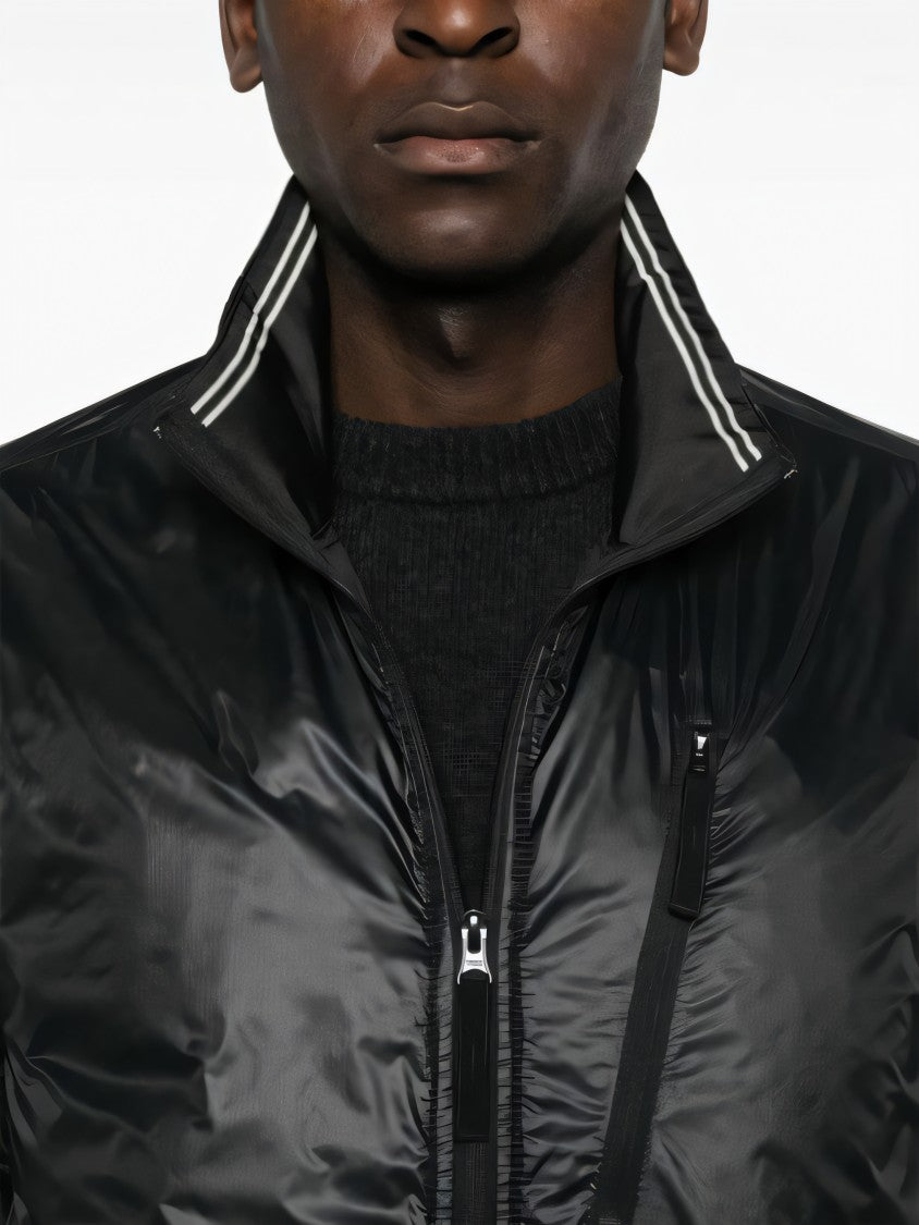 Stone Island Black Polyamide Jacket With Primaloft Insulation