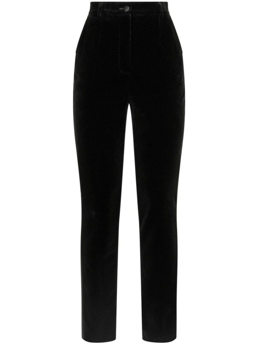 Dolce & Gabbana High-Waisted Straight-Leg Pants