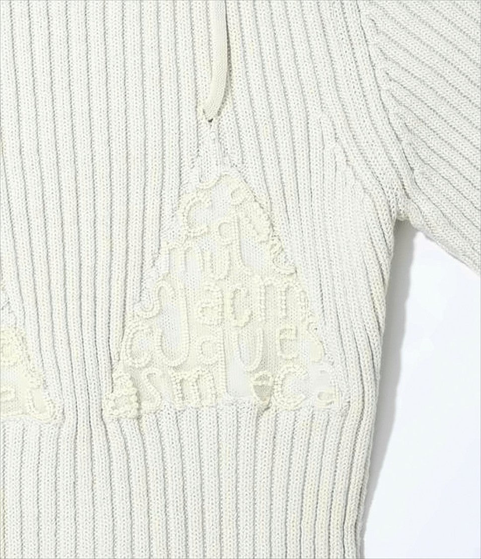 Jacquemus Ribbed Knit Sweater With Triangular Cut-Outs