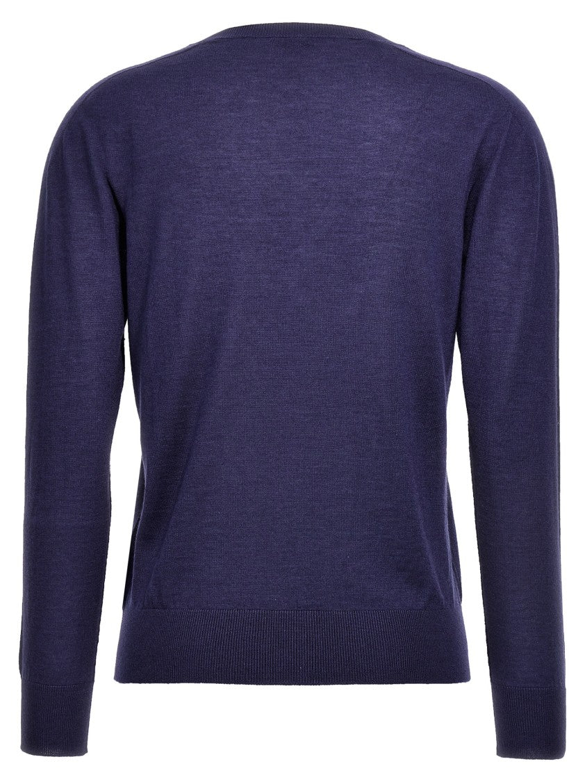 Kiton V-Neck Cashmere And Silk Sweater