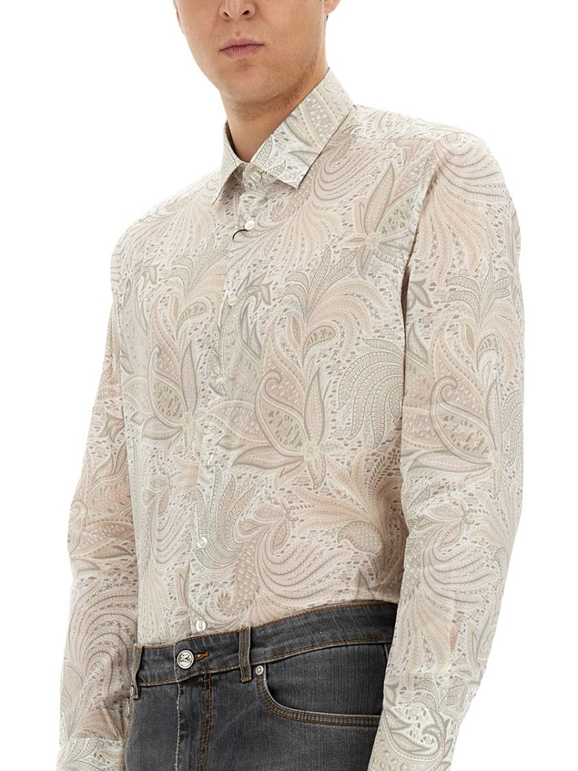Etro Intricately Patterned Cotton Shirt