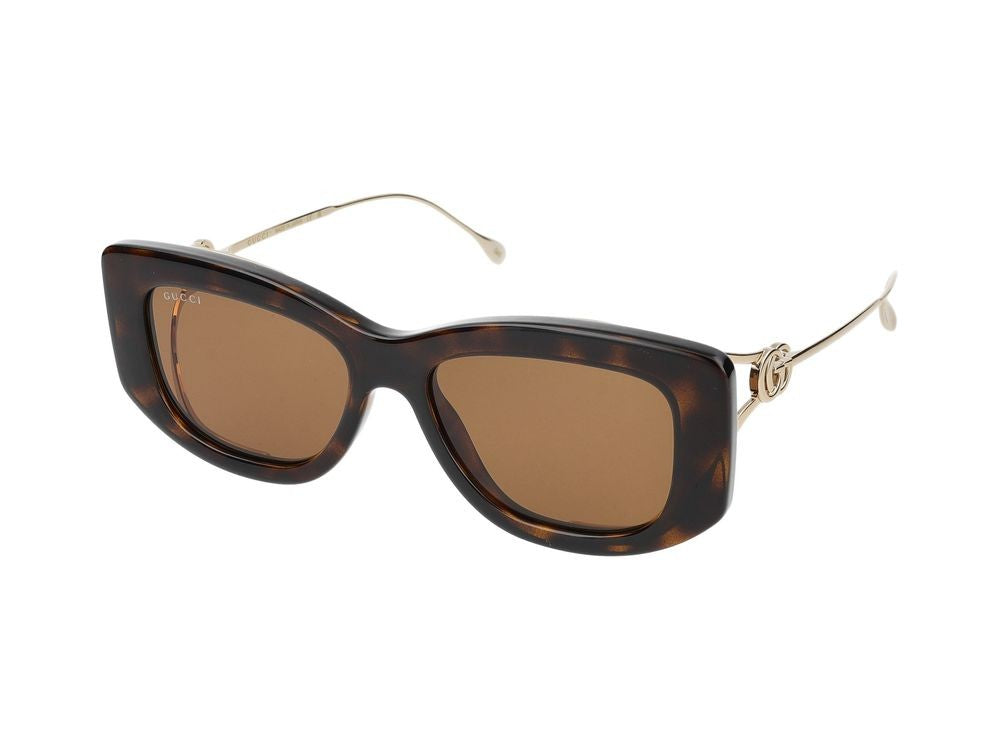 Gucci Sunglasses Gg1566s 002 Havana Gold Brown 55/17/120
