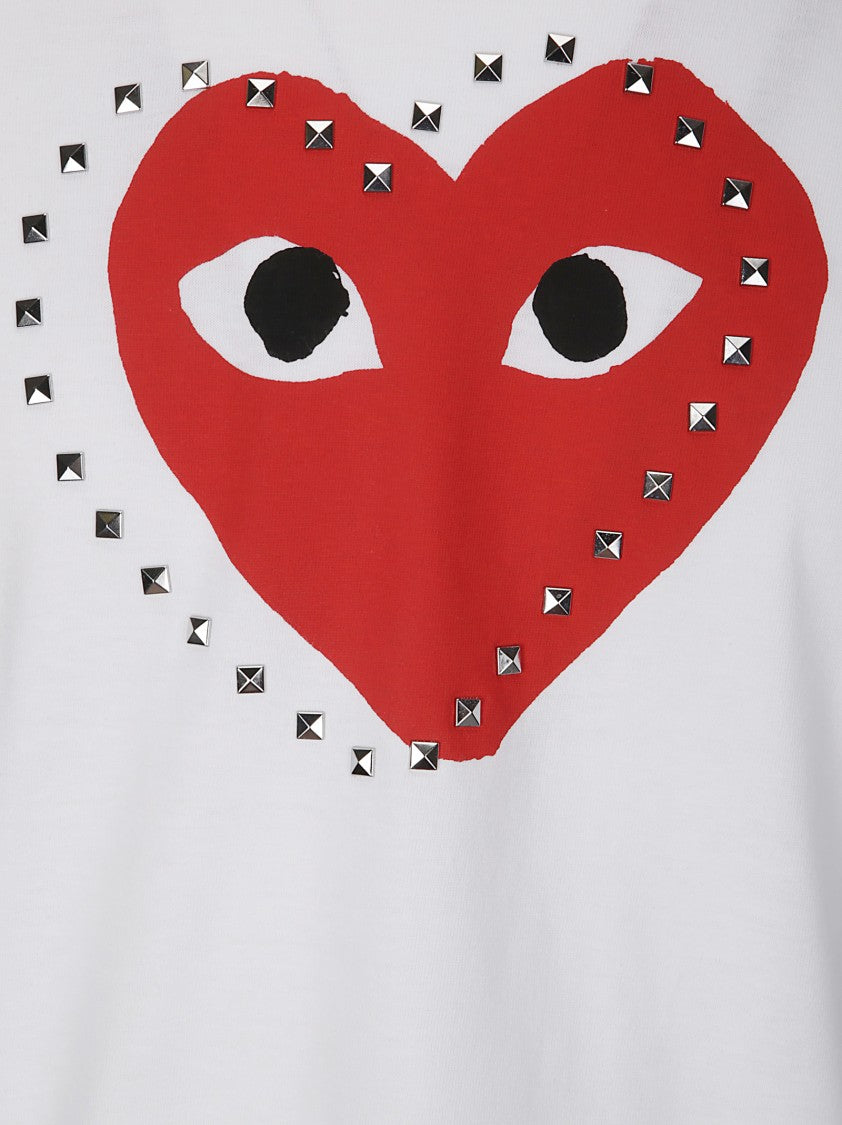 Comme Des Garçons Stud Logo T-Shirt