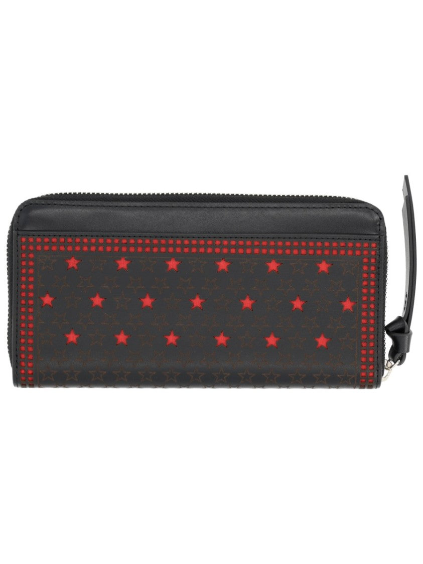 Vivienne Westwood Zip-Around Leather Emblem Wallet
