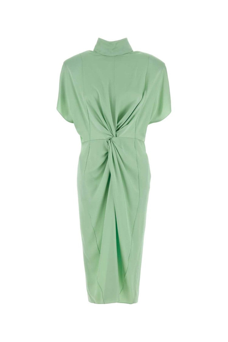 Stella Mccartney Mint Green Satin Dress