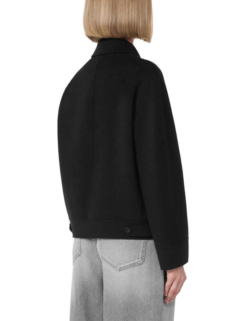 Max Mara Classic Button-Up Jacket With Structured Collar