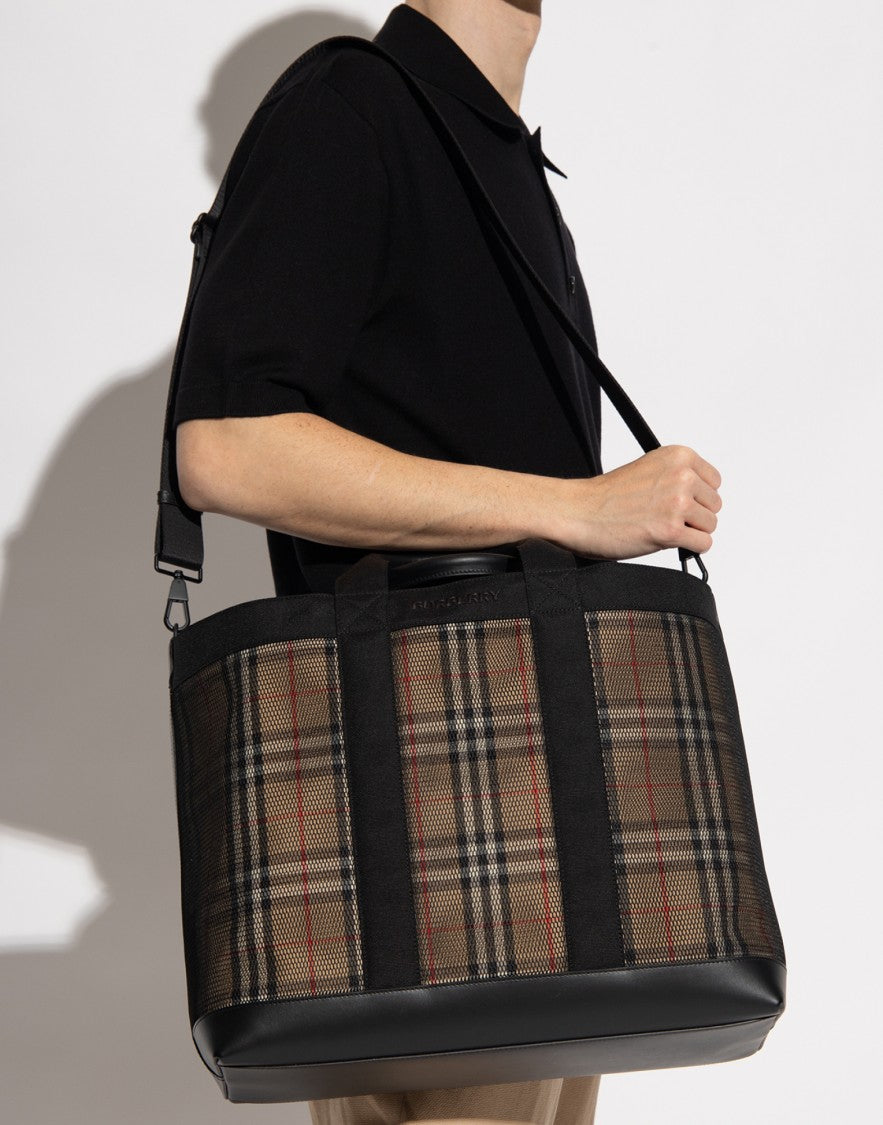 Burberry Ormond Check Tote Bag