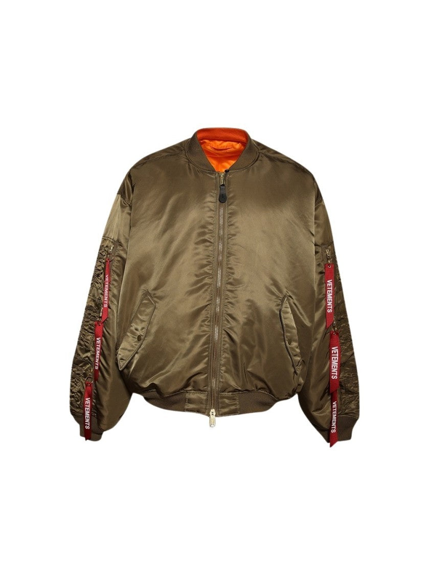 Vetements Cargo Bomber Jacket Green