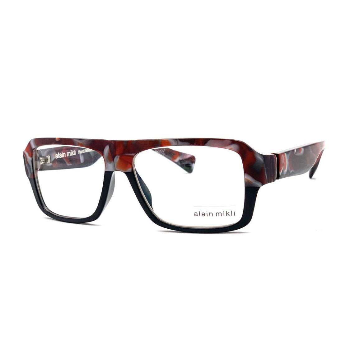 Alain Mikli Red Al0952 Celluloid Rectangular Eyeglasses