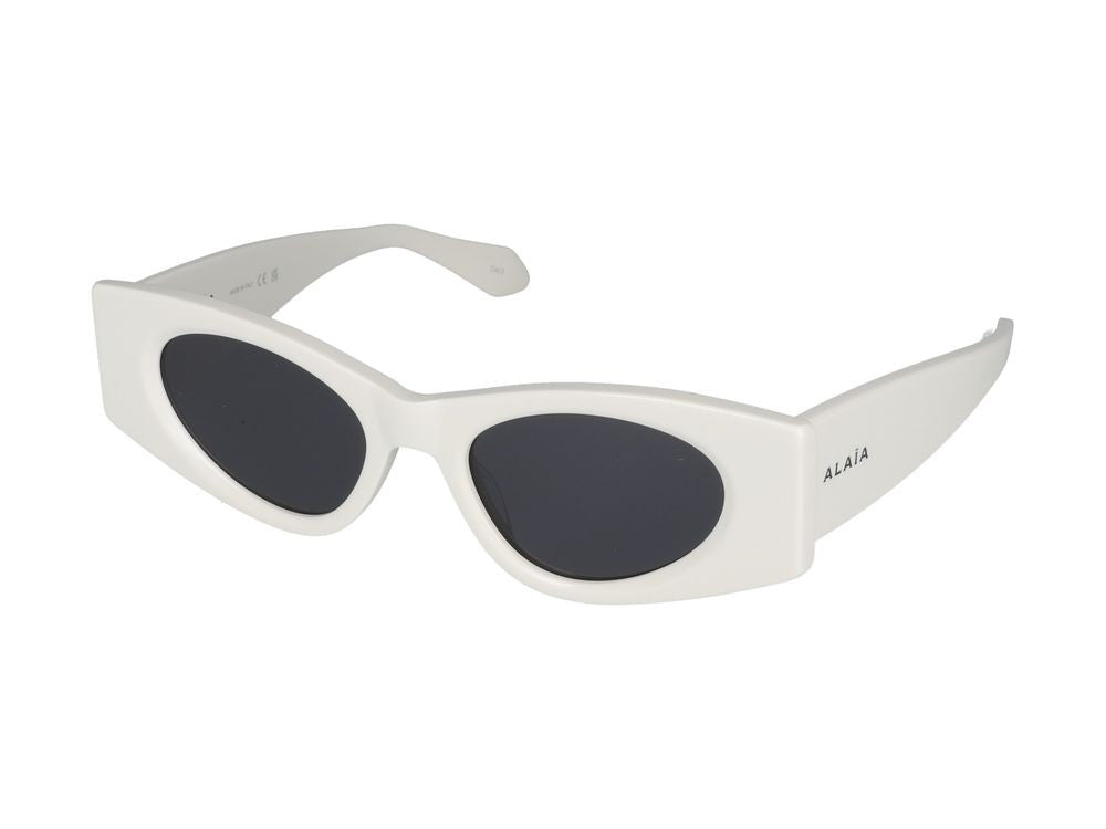 Azzedine Alaïa Sunglasses Aa0075s 002 White White Grey 52/20/140