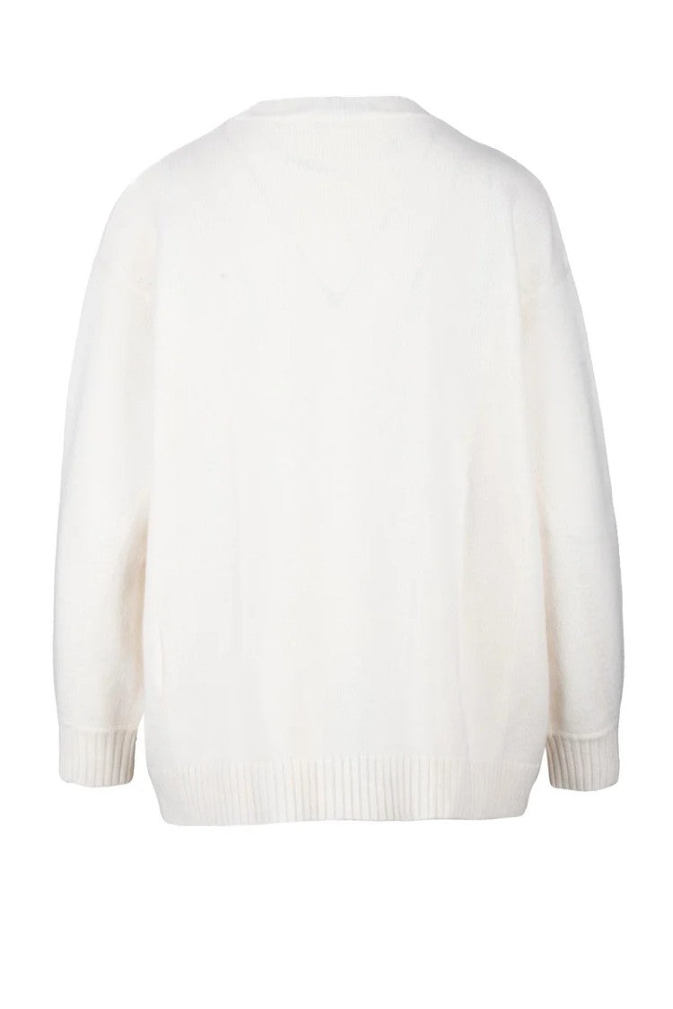 Max Mara Fido1 Loose Sweater - White