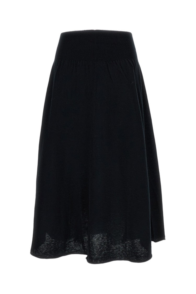Extreme Cashmere Black Seduce N.470 Midi Skirt