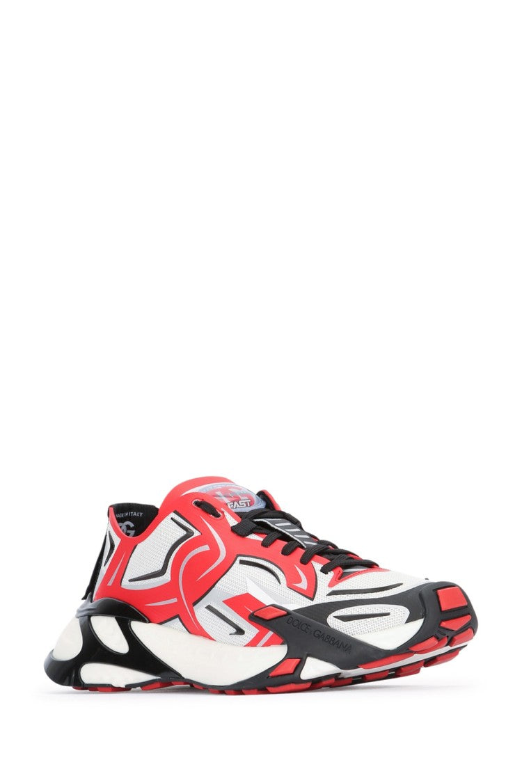 Dolce & Gabbana Sporty Sneakers With Dynamic Design And Cushioned Sole