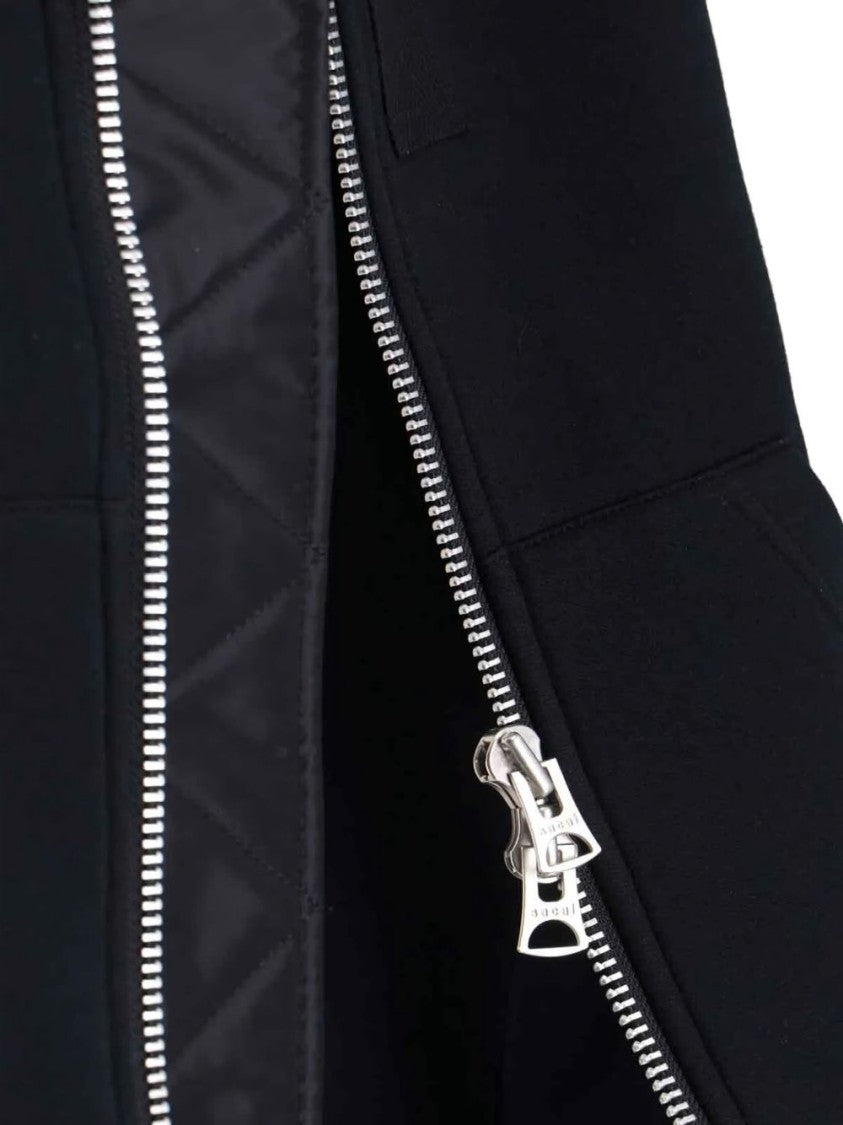 Sacai Hooded Zip-Up Sweater With Multi-Pocket Design