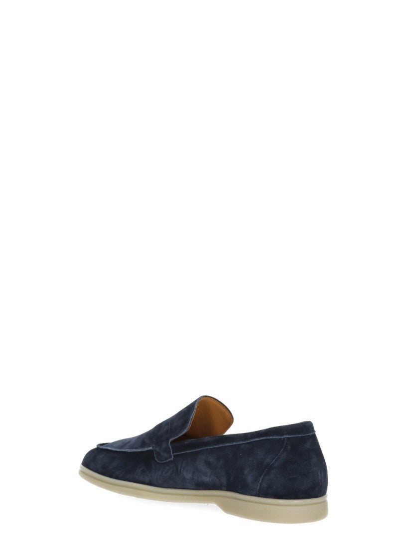 Berwick 1707 Blue Suede Leather Loafers