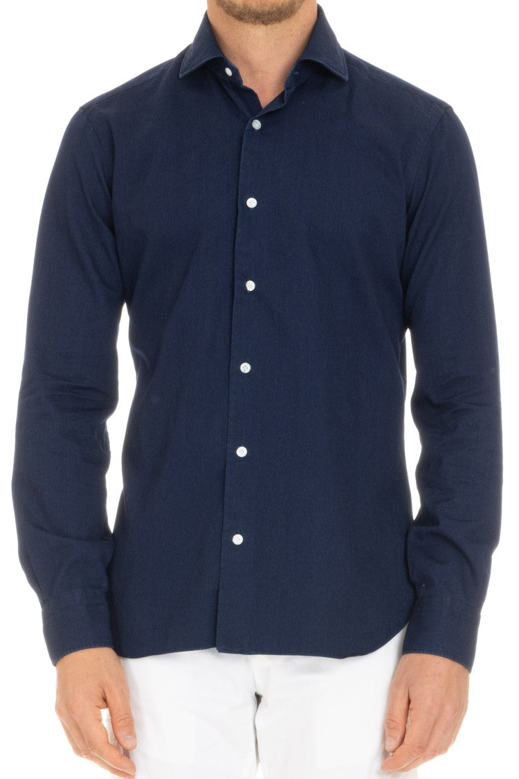 Barba Dark Denim Shirt Dandylife Line