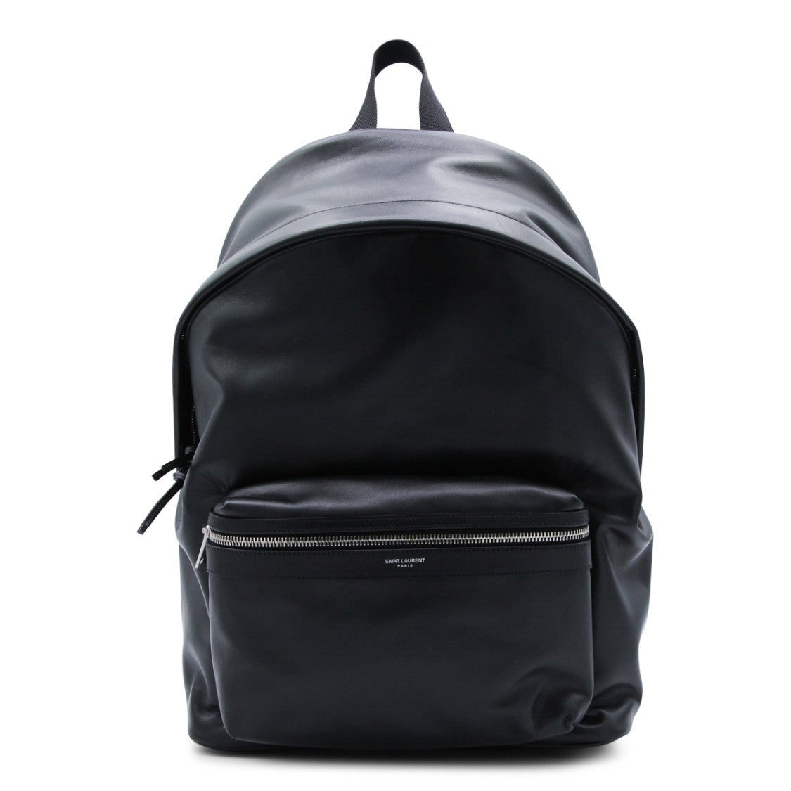 Saint Laurent Black Leather Backpack