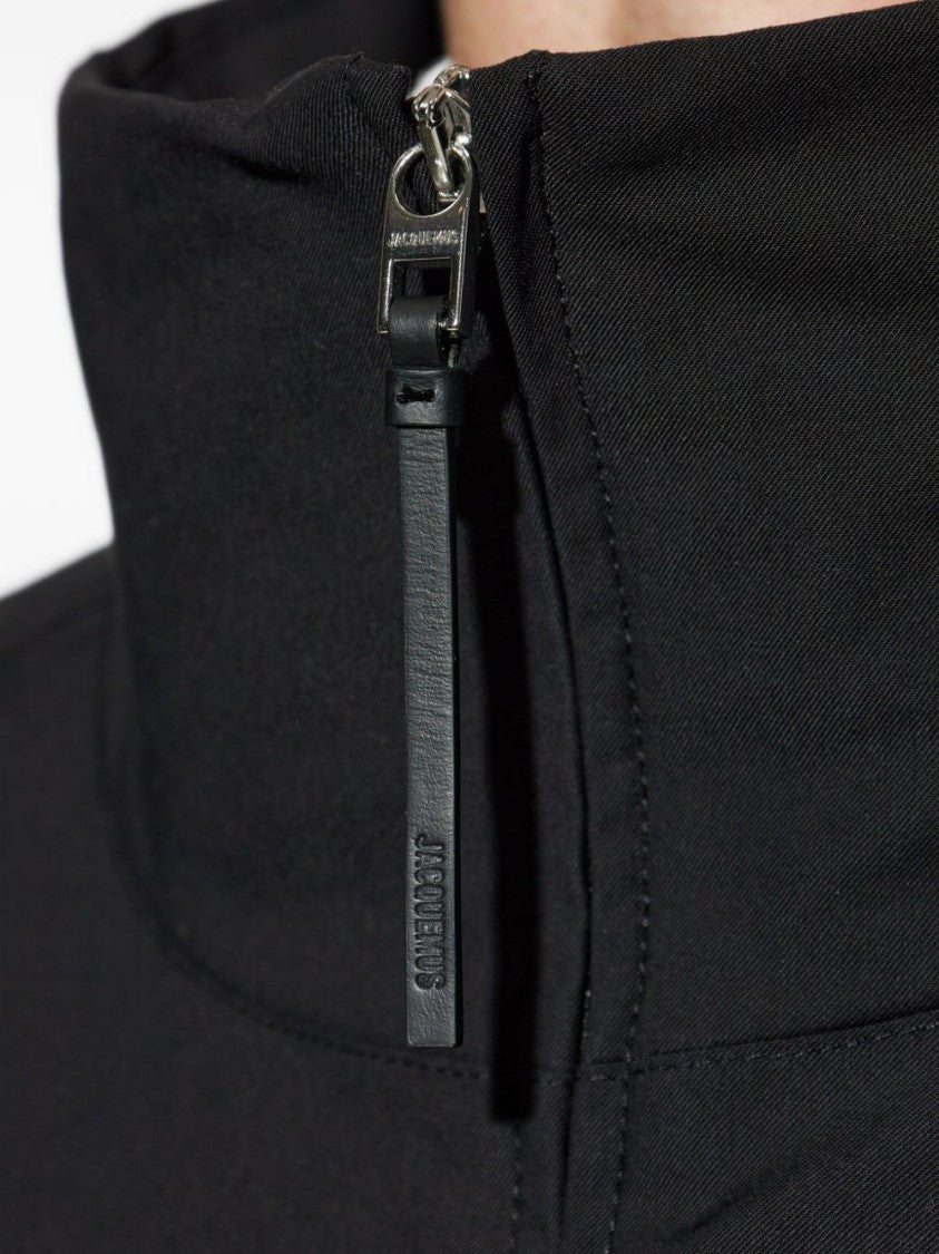 Jacquemus Voluminous Black Bomber Jacket