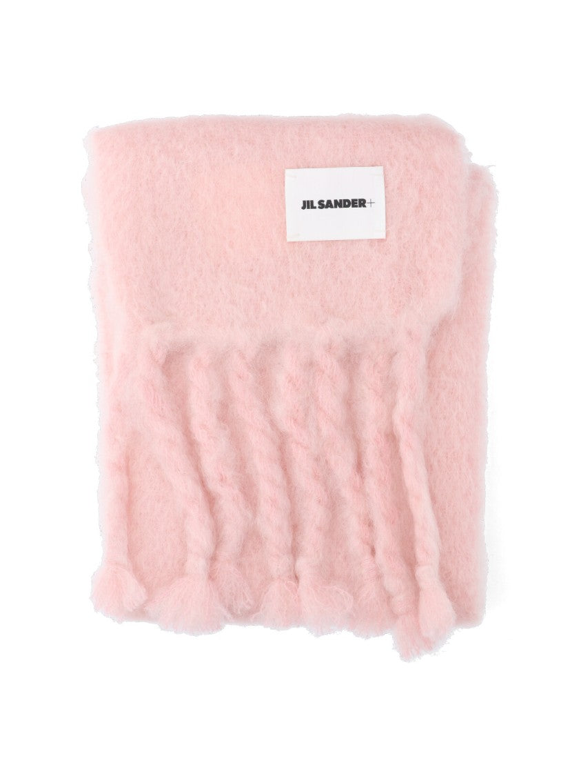 Jil Sander Mohair-Blend Scarf – Pink