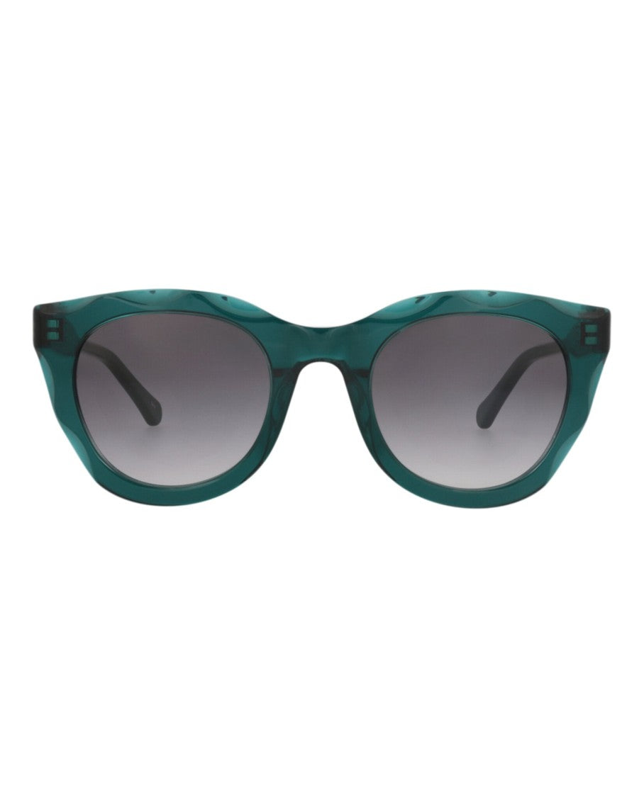 Chloé Round-Frame Recycled Acetate Sunglasses