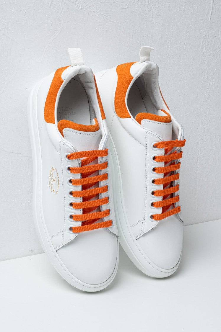 Pantofola D'oro White Court Classic Leather Sneakers