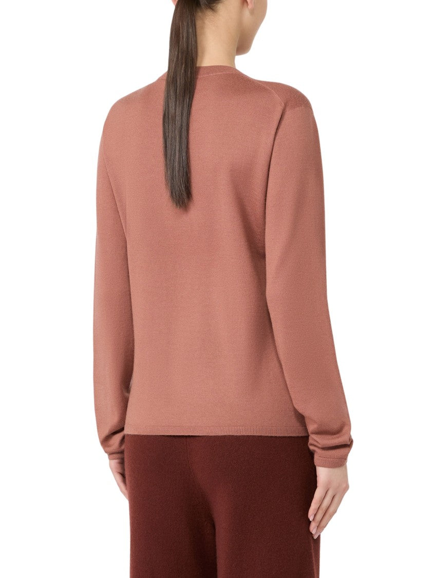 Max Mara Ultra-Lightweight Cashmere Crew-Neck Sweater