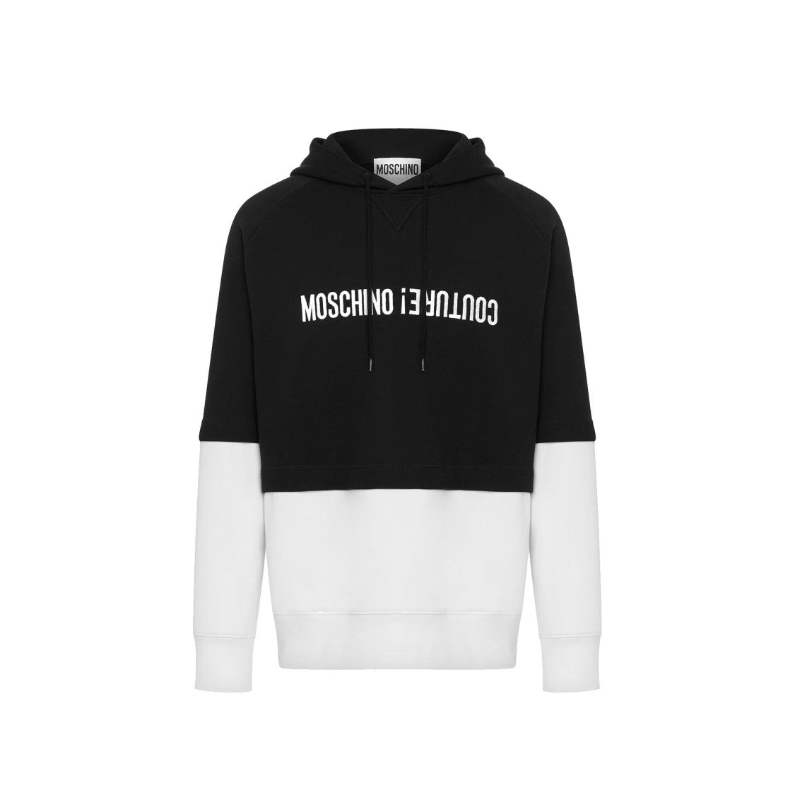 Moschino Logo Embroidered Hoodie