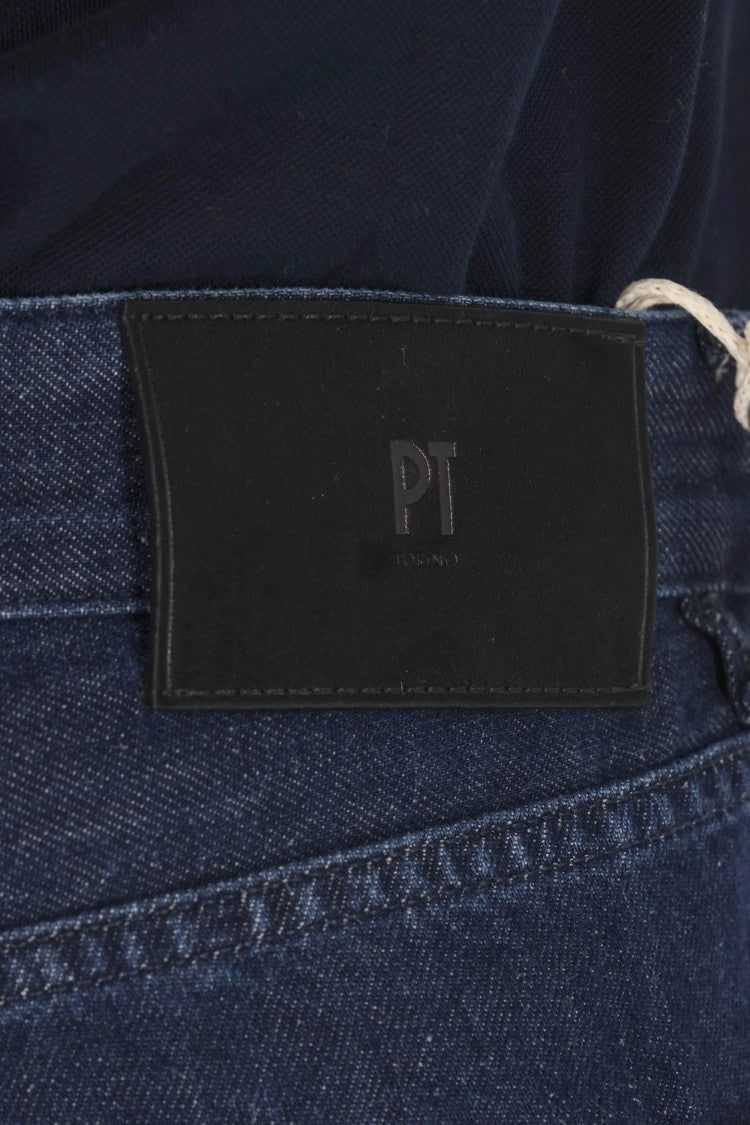 Pt Denim Indie Tapered Cotton-Linen Jeans