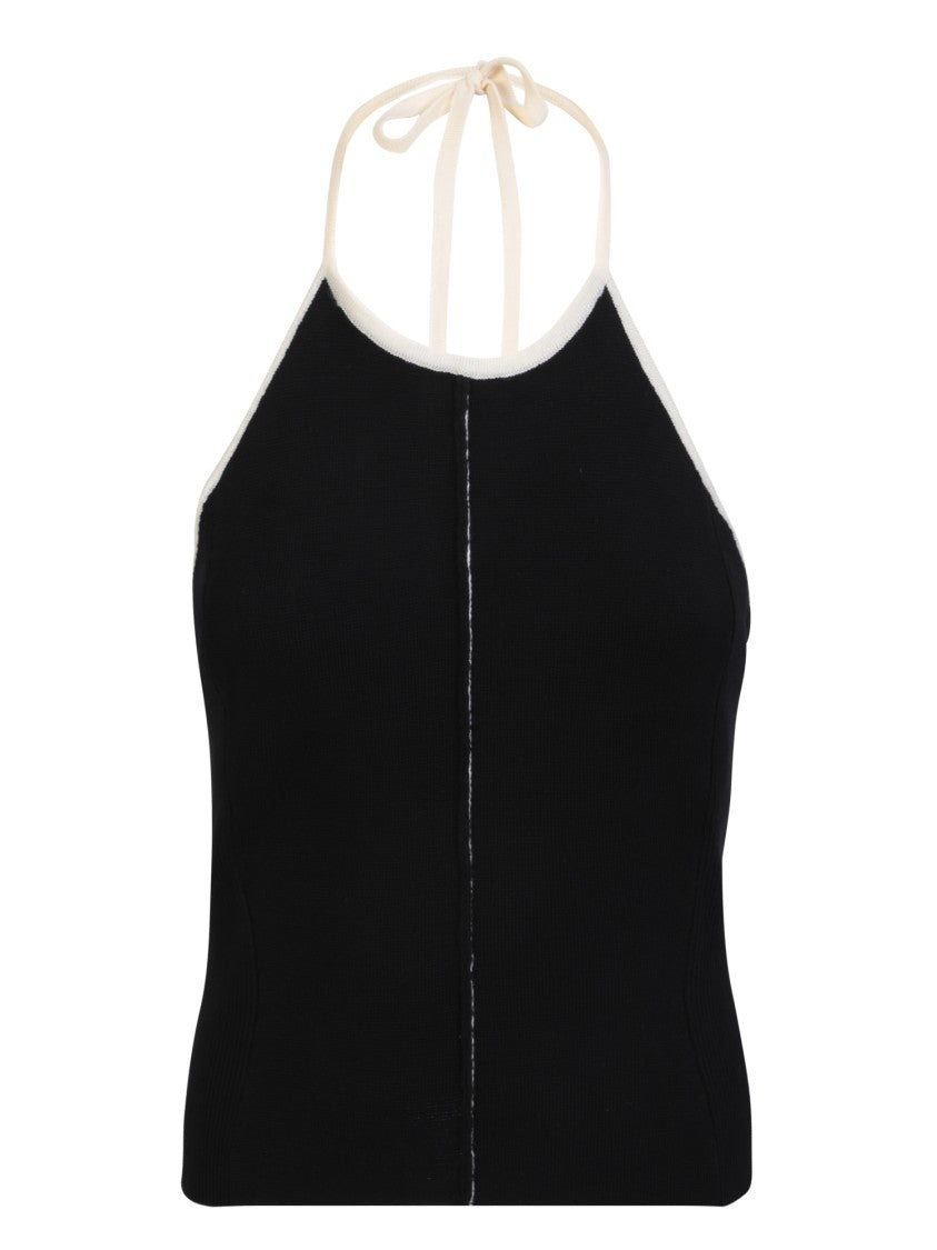 Sunnei Halterneck Black Top
