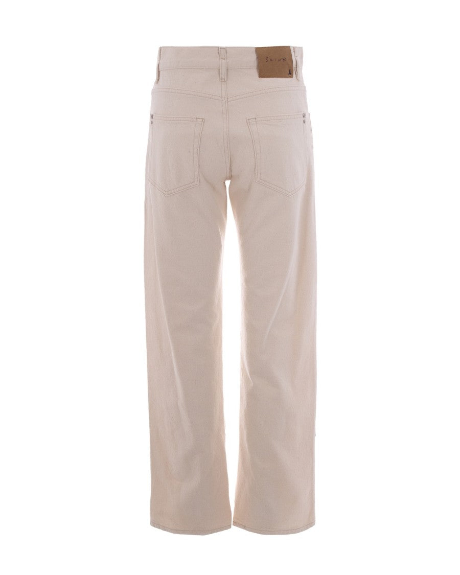 Patrizia Pepe Beige Wash Jeans