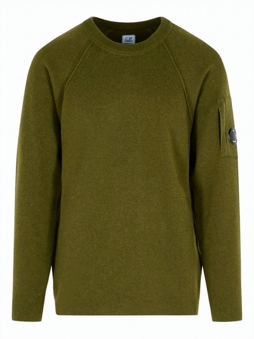 C.P. Company Olive Green Crewneck Sweater