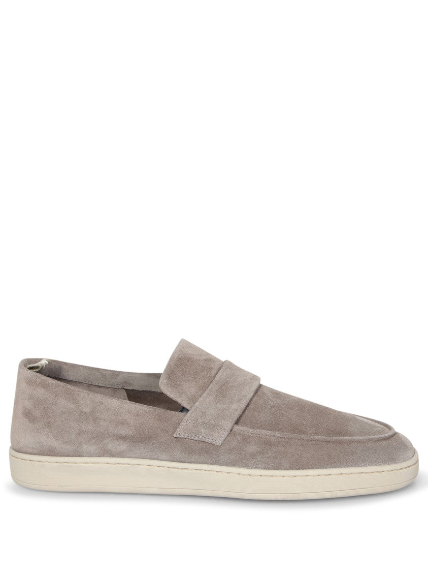 Officine Creative Beige Slip-On Loafers With Prominent Upper Strap