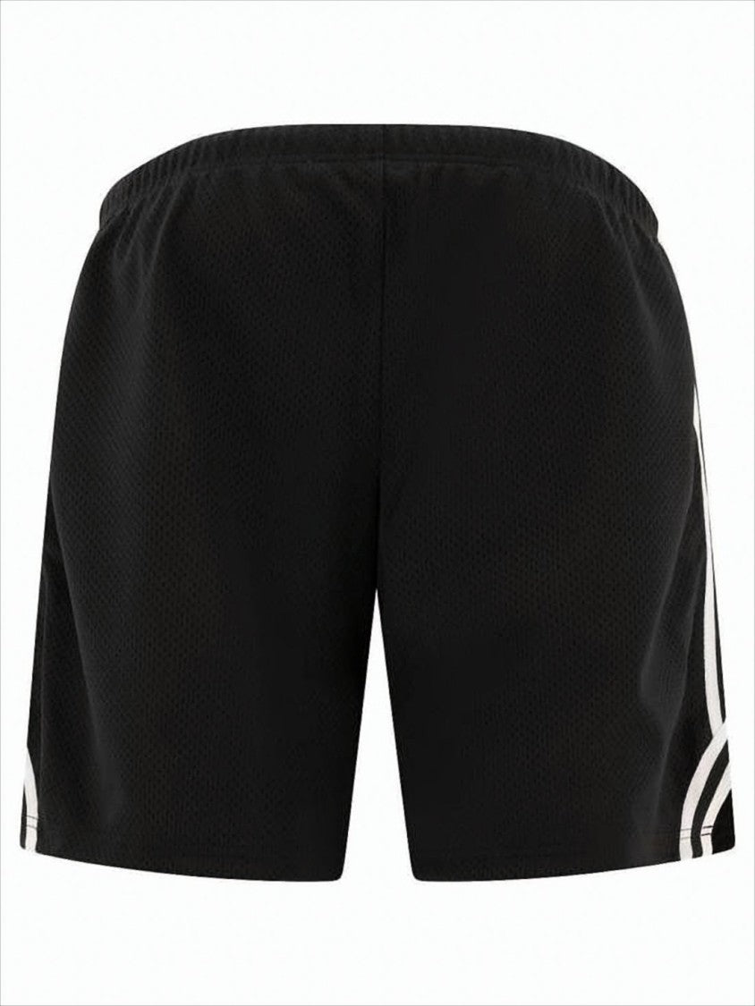 Gallery Dept. Breathable Mesh Black Shorts With Side Slits