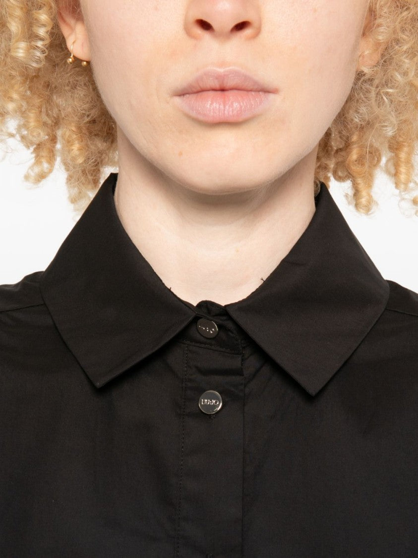 Liu Jo Black Buttoned Sleeveless Day Dress