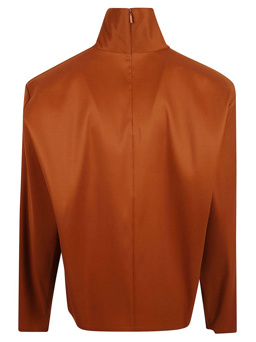 Saint Laurent Super Stretch Organza Sweater