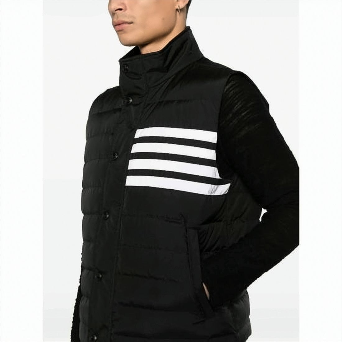 Thom Browne Quilted Lightweight Down Fill Vest