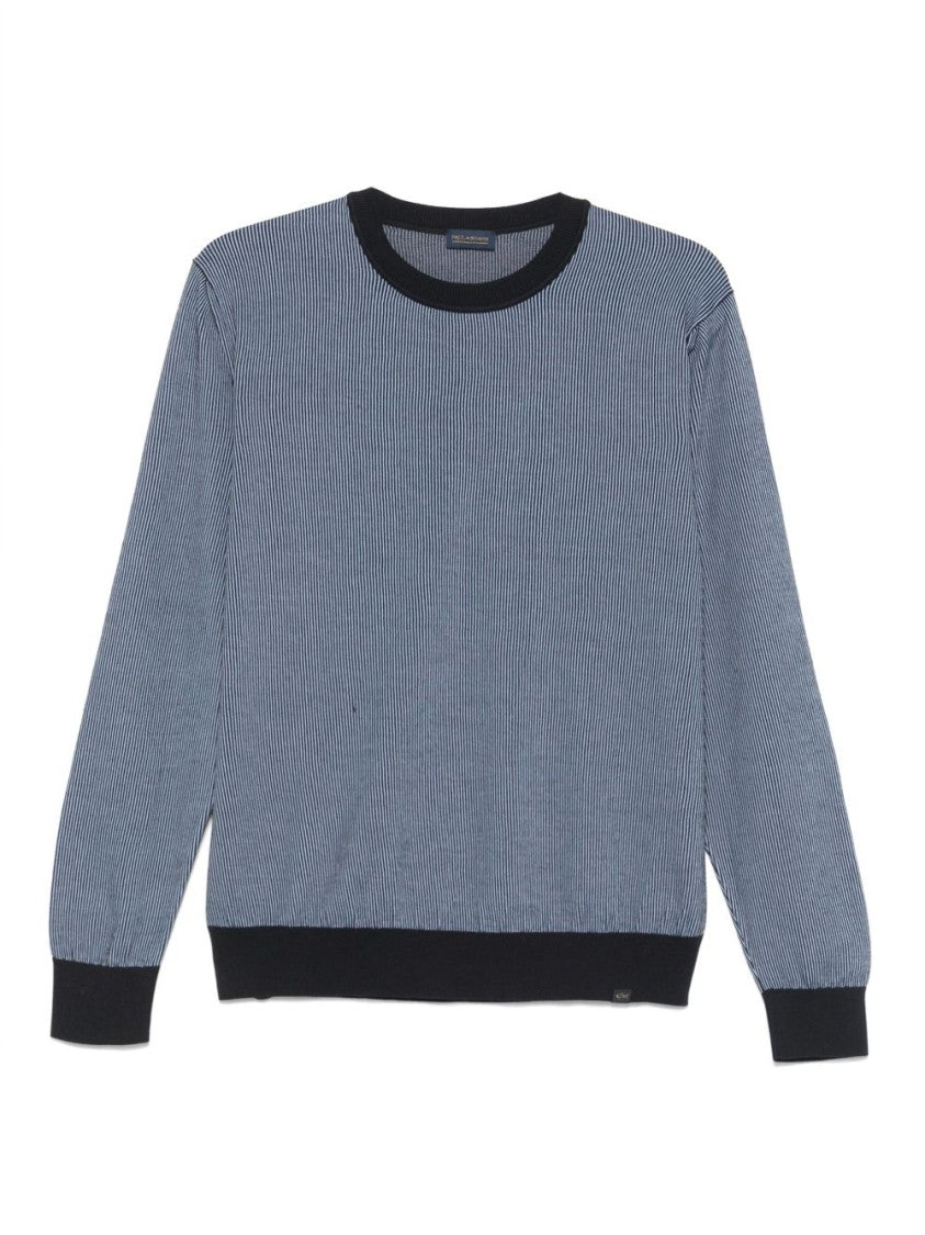 Paul & Shark Navy Blue Crew Neck Sweater