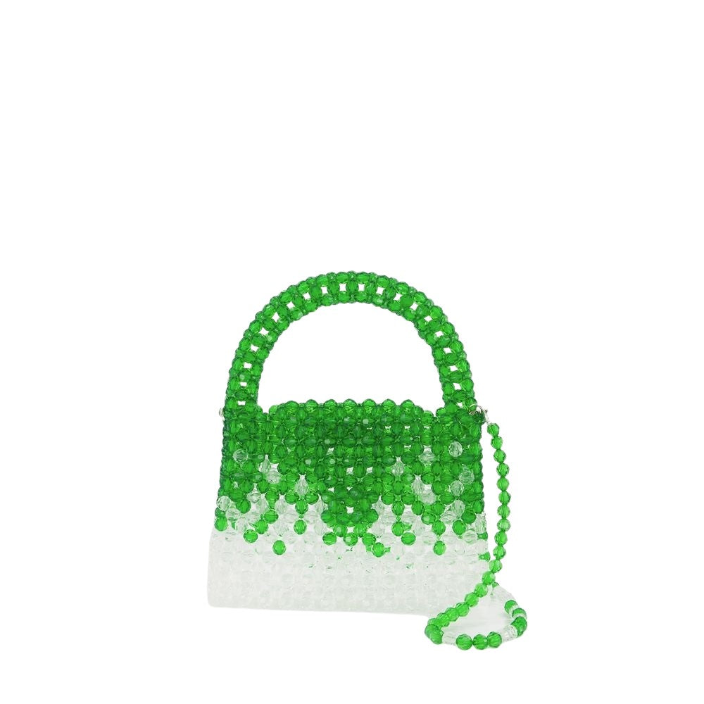 Germanier Ss23bg01 Hobo Bag - Glass/Clear - Pearl