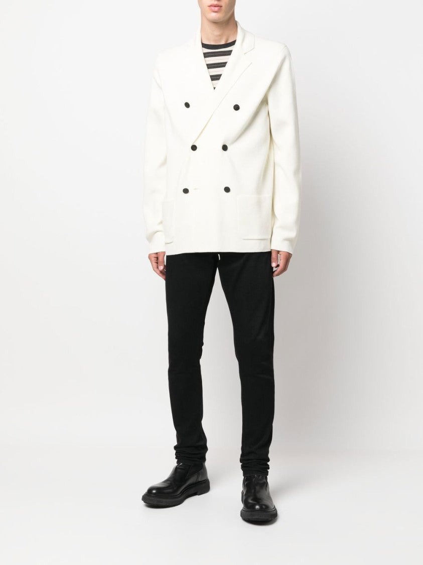 Drumohr Double-Breasted Pure Merino Wool Blazer