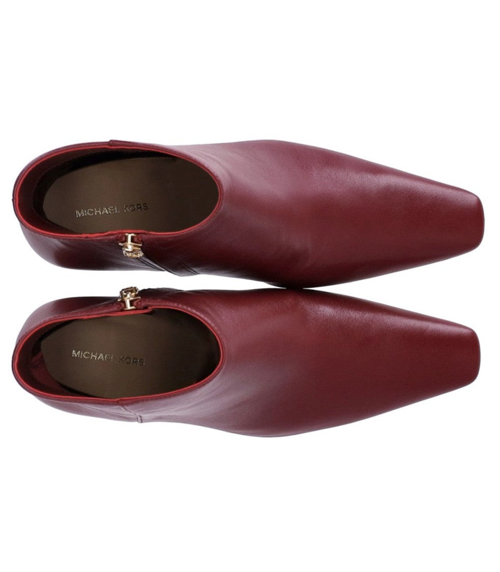 Michael Kors Elisa Mulberry Heeled Ankle Boot