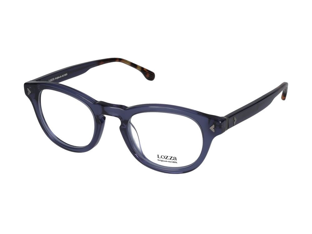 Lozza Eyeglasses Vl4269 0Agq Shiny Transparent Blue 48/22/140